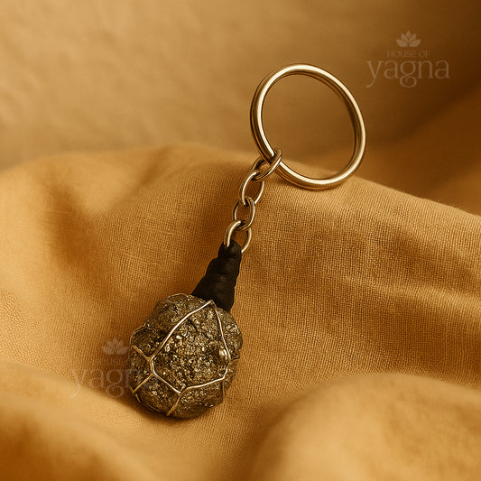 Pyrite Keychain
