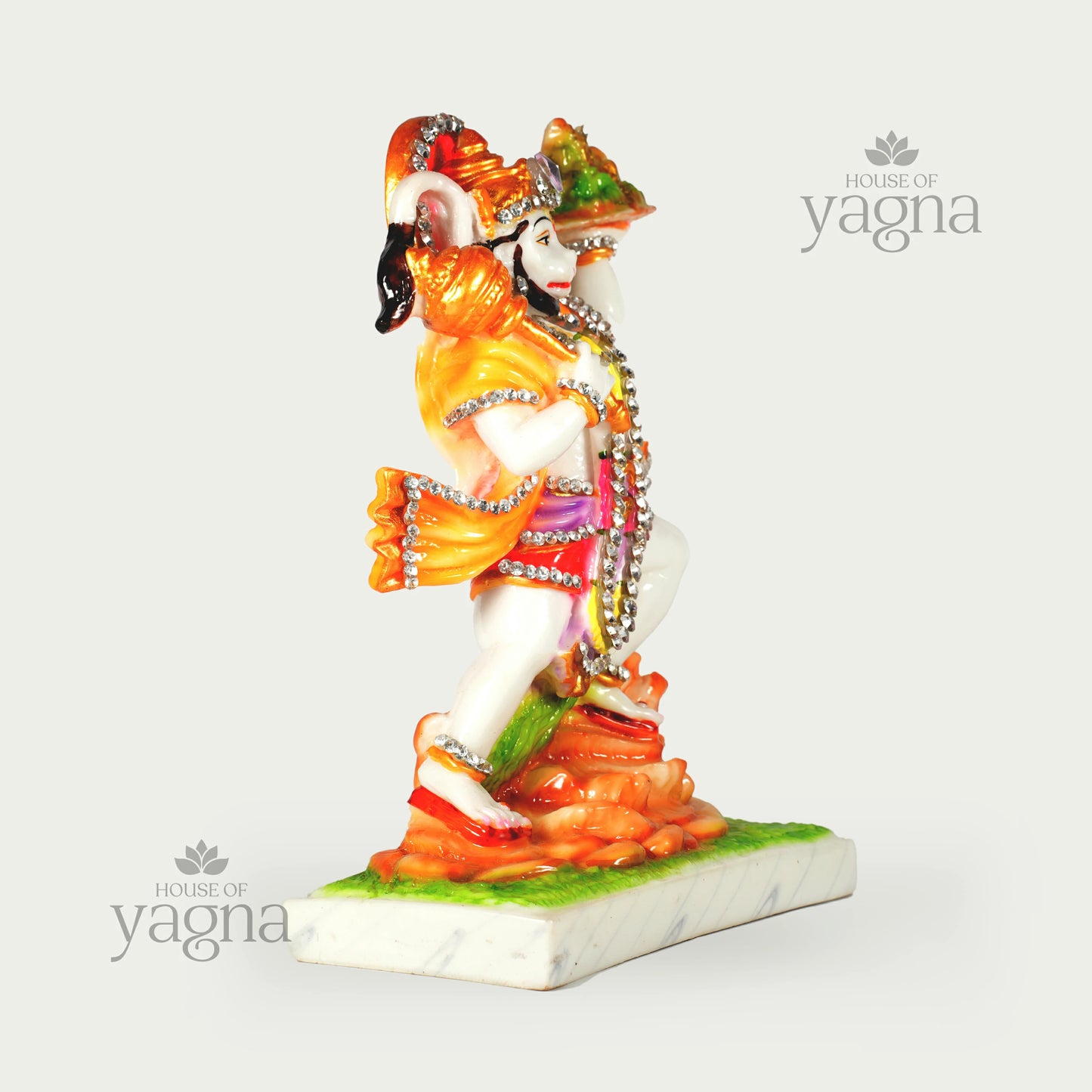 Hanuman Ji Idol Holding Sanjeevani Parvat