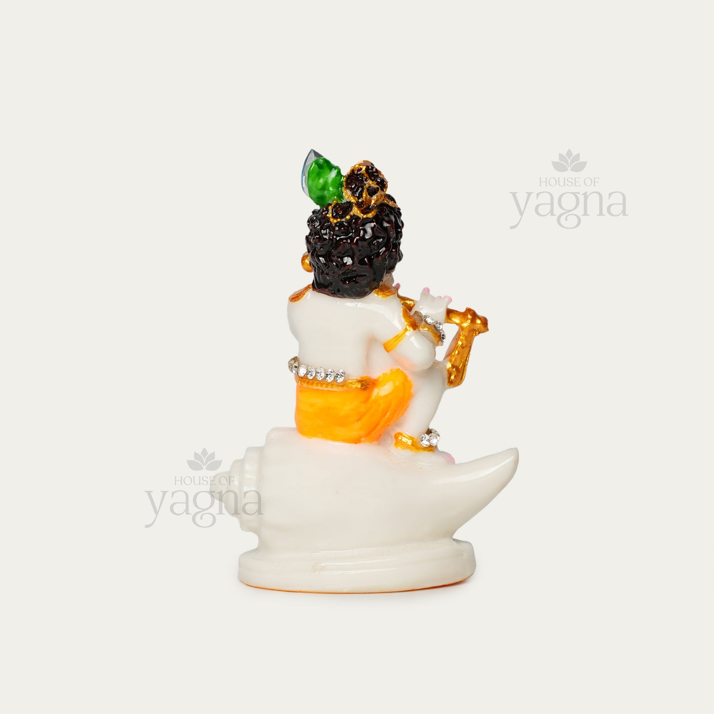 Marble Finish Shankh Gopal Idol – Auspicious Gift Option