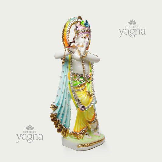 Flute Krishna Idol – Symbol of Divine Melody & Love