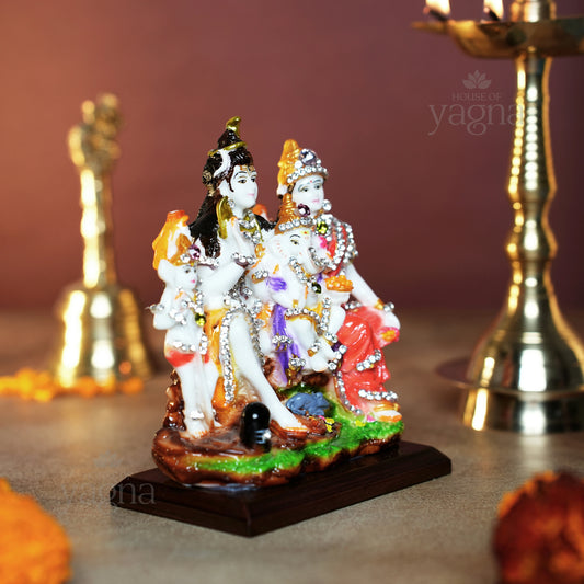 Shiv Family Murti – Shiv, Parvati, Ganesha & Kartikeya