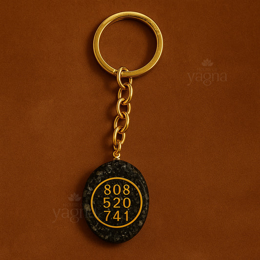 Pyrite Zibu Keychain