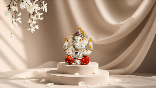 How to Create a Peaceful Morning Pooja Corner with a Ganesha or Shiva Idol