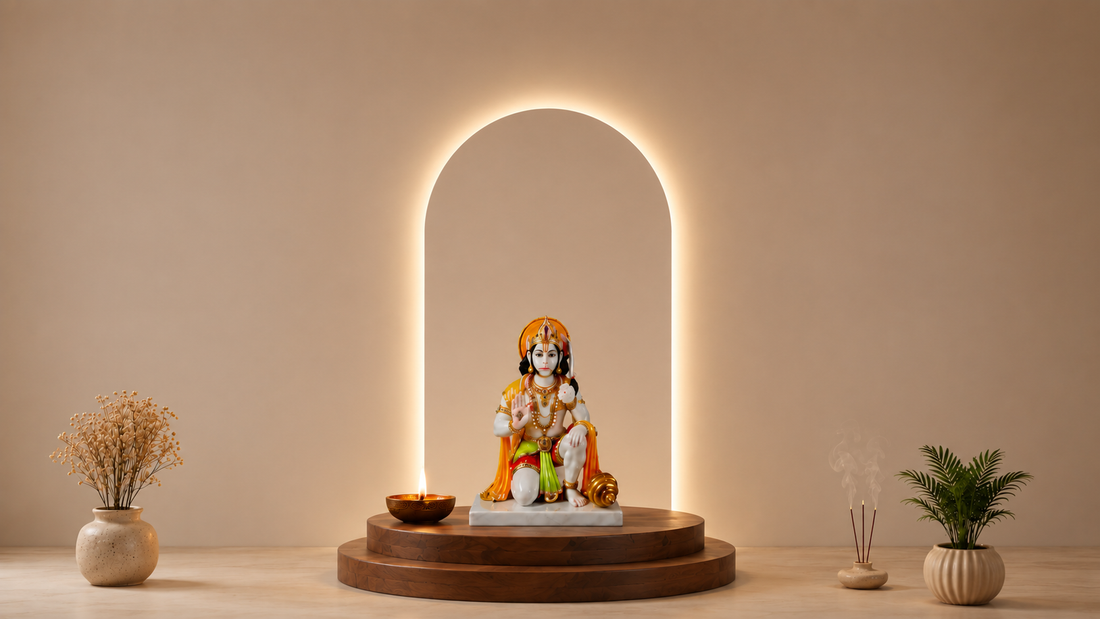 How to Design a Balanced Home Temple with Hanuman and Durga Idols