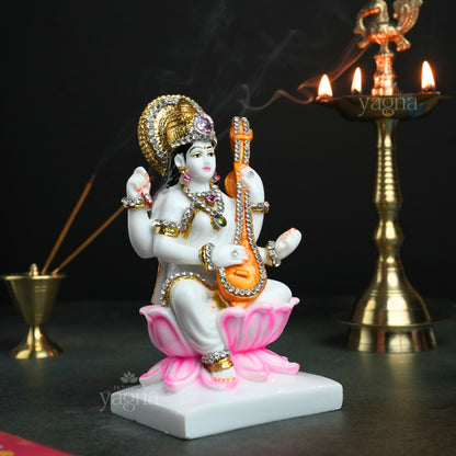 Goddess Saraswati Idol for Knowledge & Learning