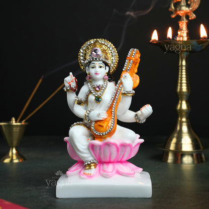 Goddess Saraswati Idol for Knowledge & Learning