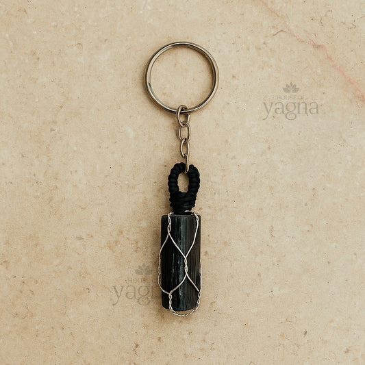 Black Tourmaline Keychain