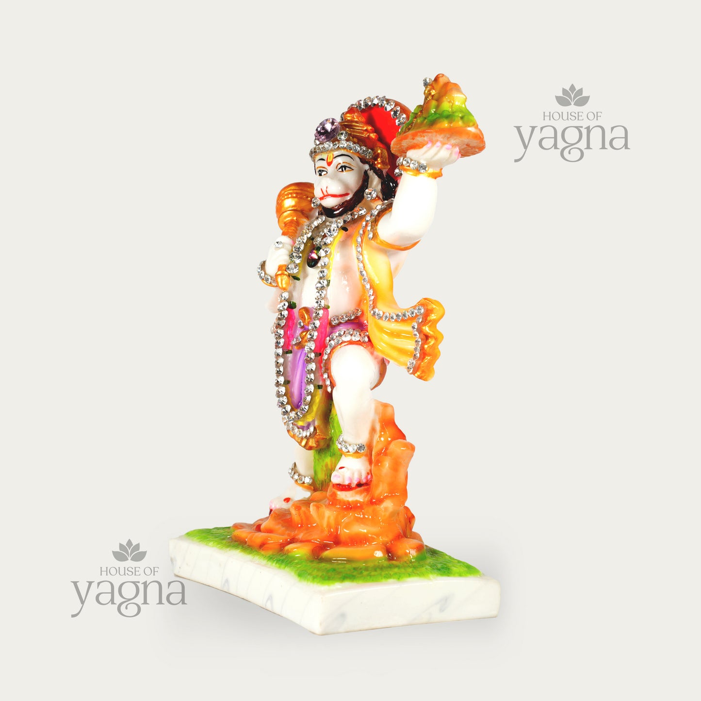 Hanuman Ji Idol Holding Sanjeevani Parvat