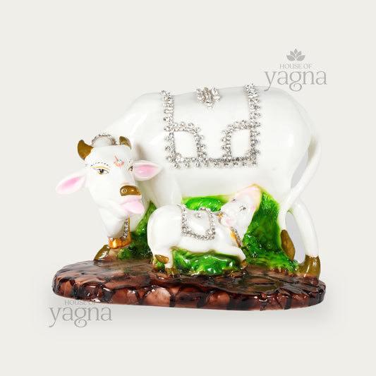 Cow & Calf Idol – Symbol of Krishna Bhakti