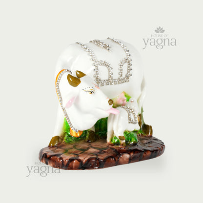 Cow & Calf Idol – Symbol of Krishna Bhakti
