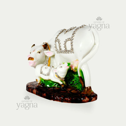 Cow & Calf Idol – Symbol of Krishna Bhakti