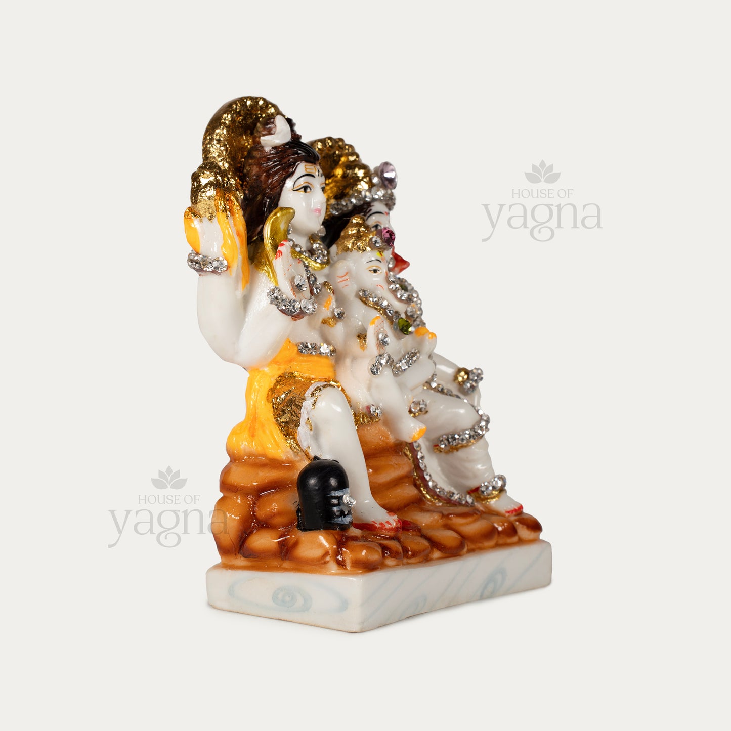 Shiva Parvati Ganesha Kartikeya Idol – Auspicious Gift Set