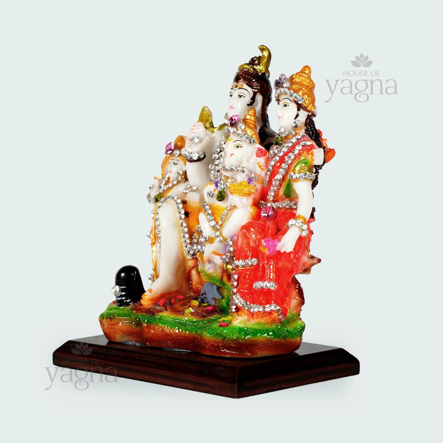 Shiv Family Murti – Shiv, Parvati, Ganesha & Kartikeya