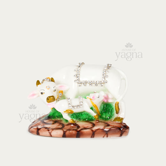 Cow & Calf Idol – Symbol of Krishna Bhakti