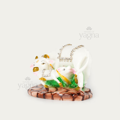 Cow & Calf Idol – Symbol of Krishna Bhakti