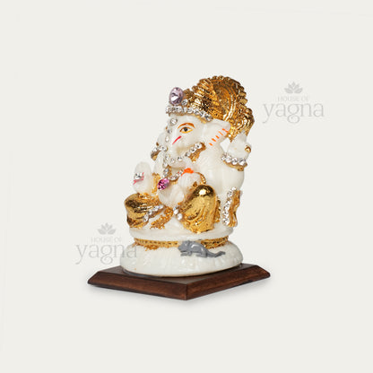 Ganpati Idol for Small mandirs and car dashboard