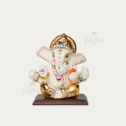 Car Ganesha Idol – Symbol of Auspicious Beginnings