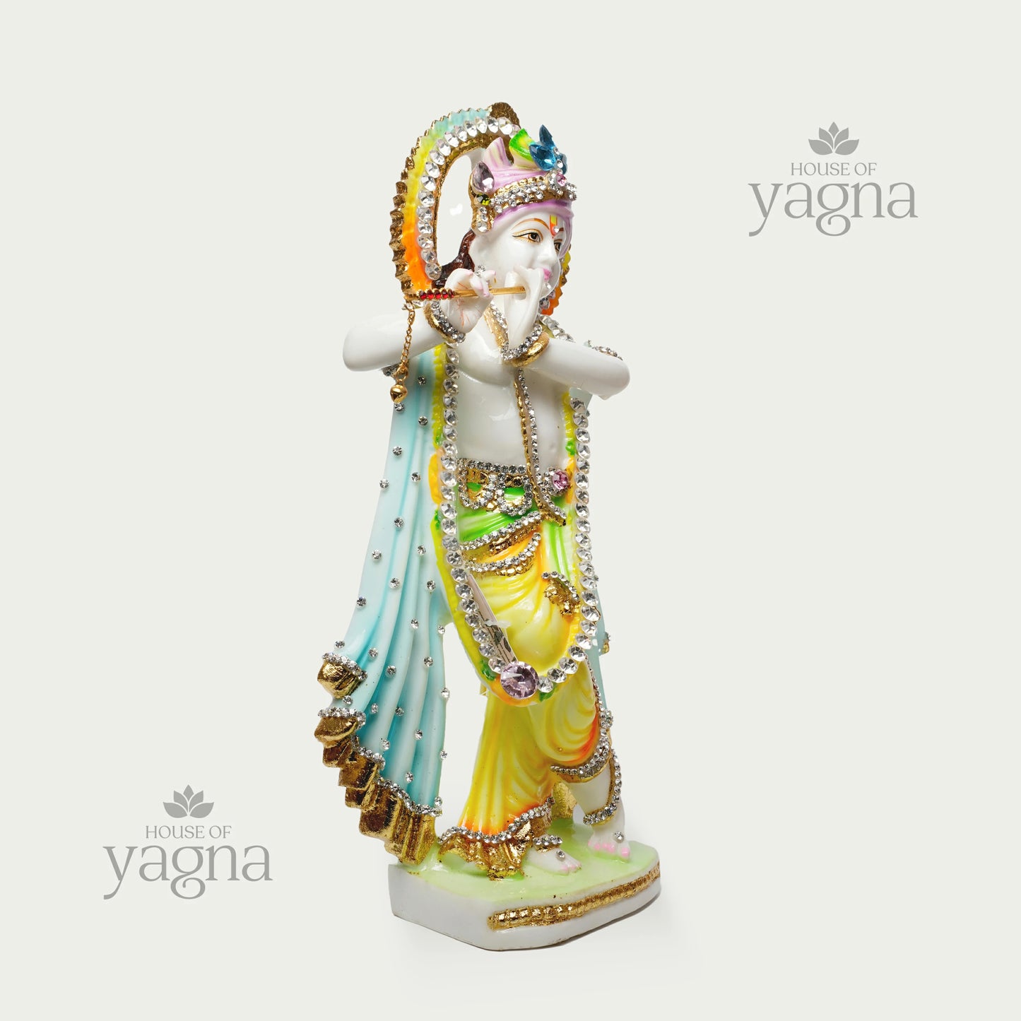 Flute Krishna Idol – Symbol of Divine Melody & Love
