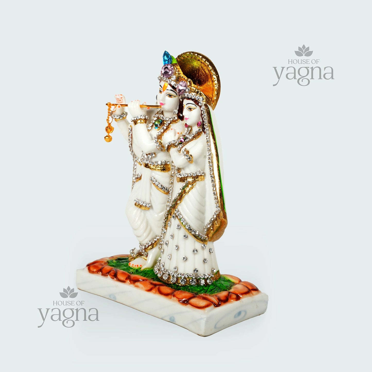 Radha Krishna Murti in Marble Dust