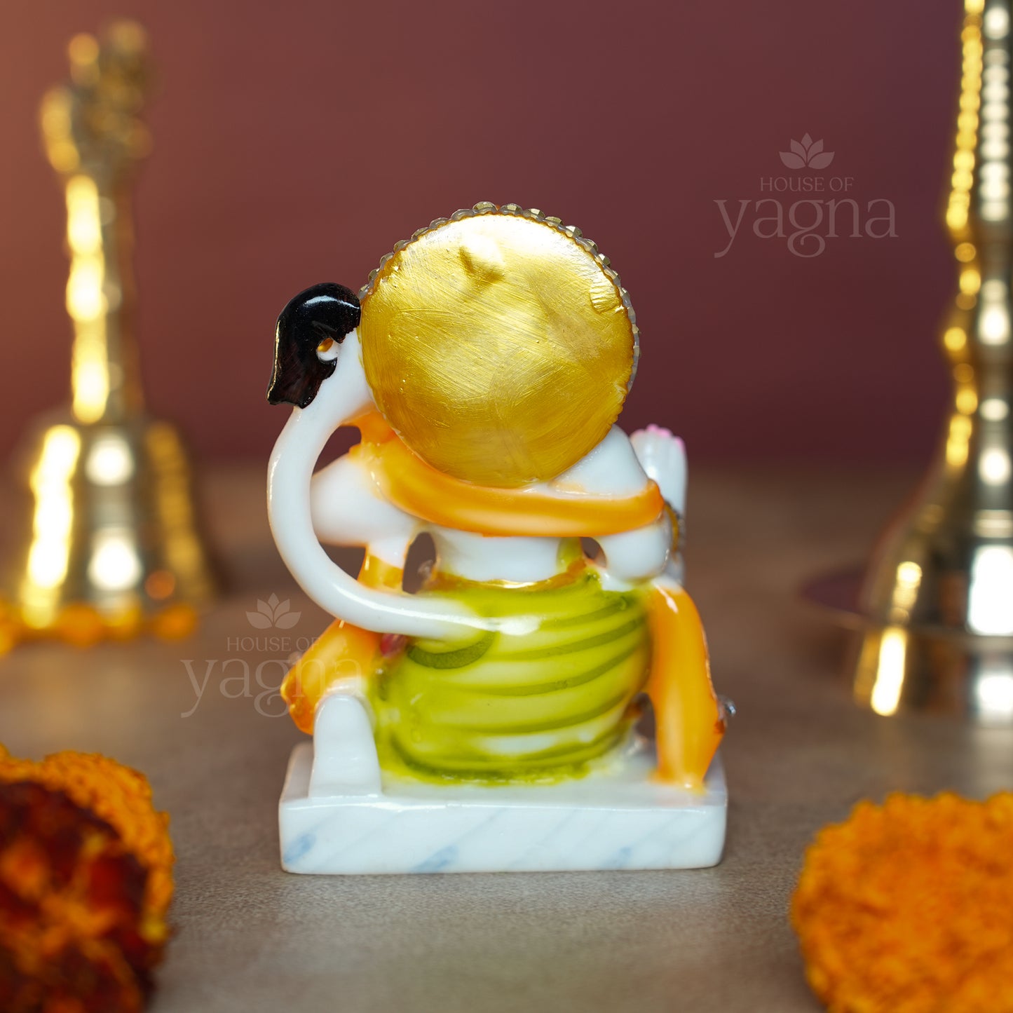 Marble Dust Hanuman Idol – Handcrafted & Sacred