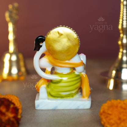 Marble Dust Hanuman Idol – Handcrafted & Sacred