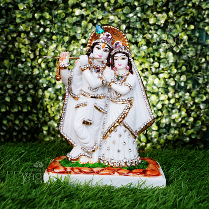 Radha Krishna Murti in Marble Dust