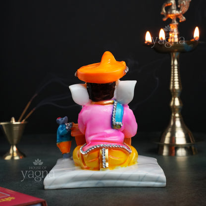 Munim Ganesha Idol – Lord of Wisdom, Records & Clarity