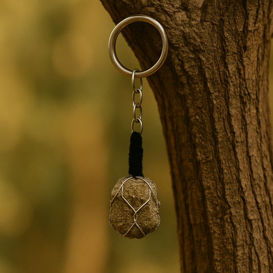 Pyrite Keychain