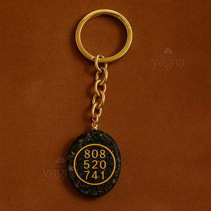 Pyrite Zibu Keychain