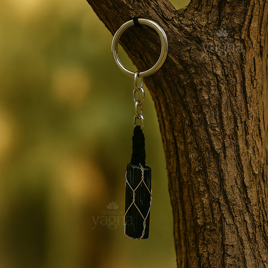 Black Tourmaline Keychain