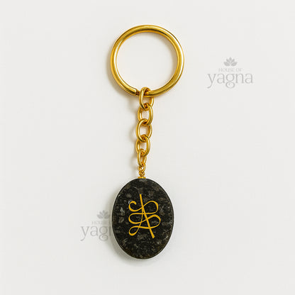 Pyrite Zibu Keychain